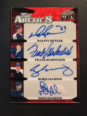 2025 Leaf Metal - Arctic 8 - Leafs Legends 1/1 - #TA-10 - Sundin Potvin front